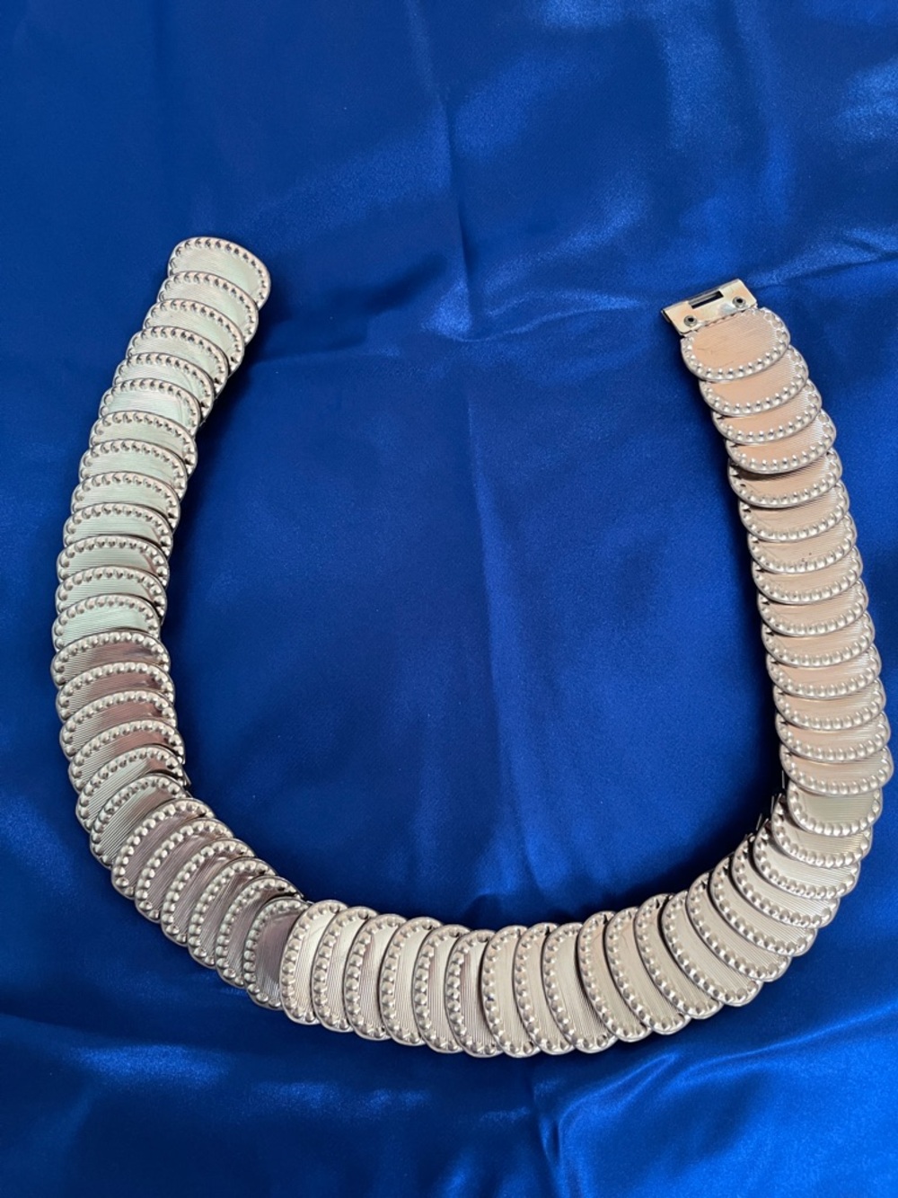 Elegant Silver Statement Belt